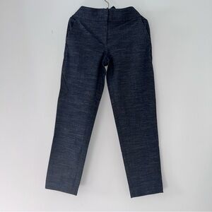 Ann Taylor Loft Marisa Pant / Trouser Size 4 Tapered Stretch Blue Preowned